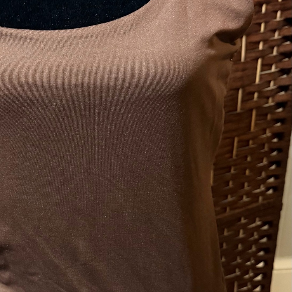 Zara Brown Scoop Neck Camisole